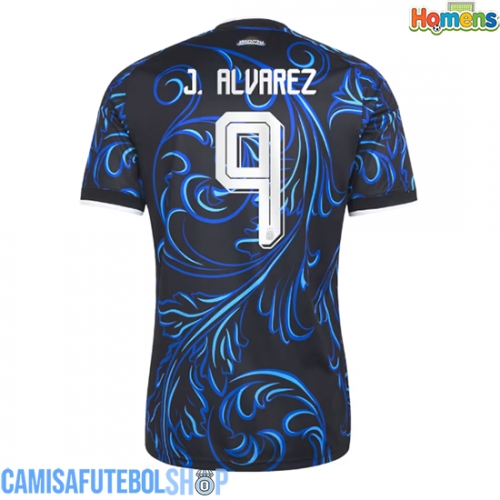 Camisa de time de futebol Argentina Julian Alvarez #9 Replicas 2º Equipamento Mundo 2026 Manga Curta